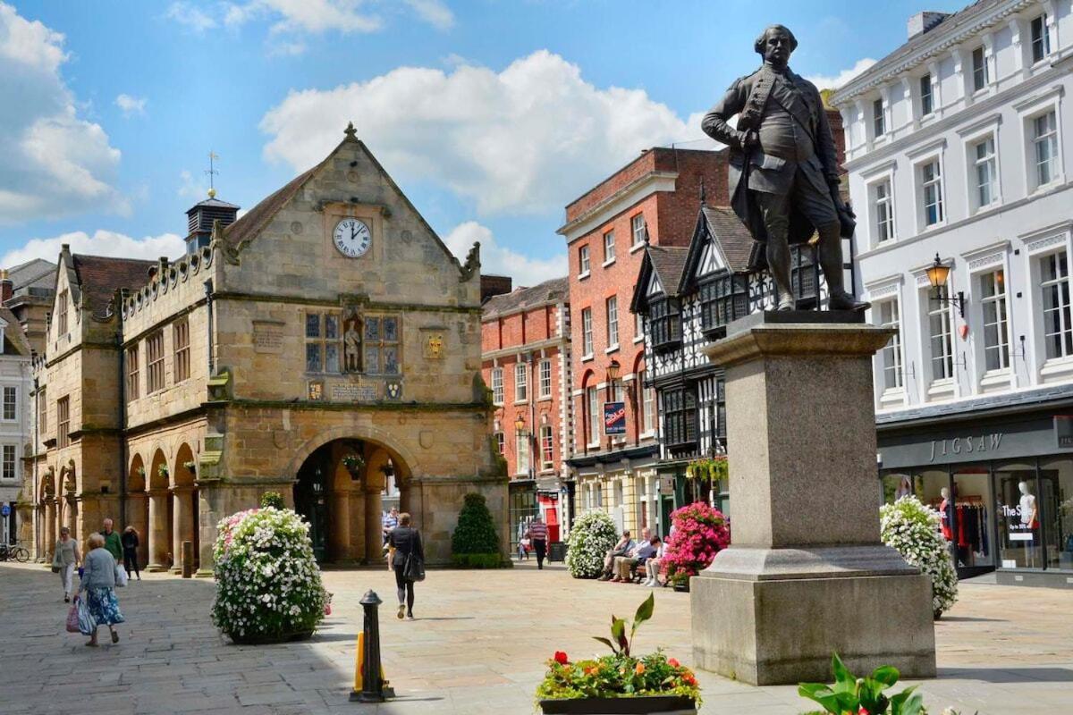 Shrewsbury Georgian Town House - Hills Lane Villa ภายนอก รูปภาพ